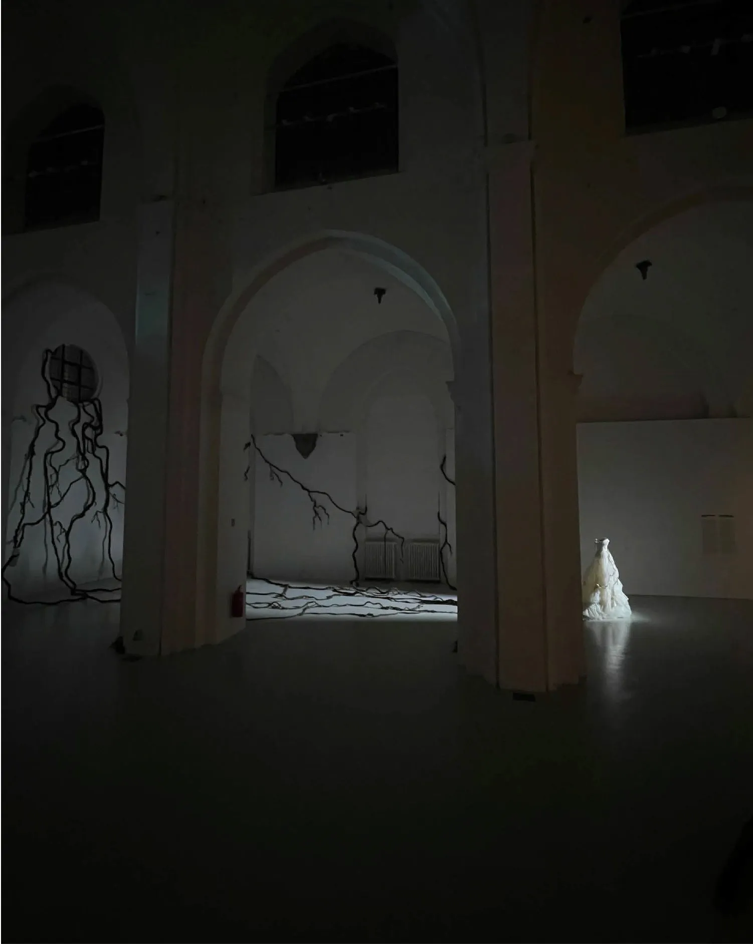 'Dont worry, It will grow on you', Textile Installation Nikolaj Kunsthal