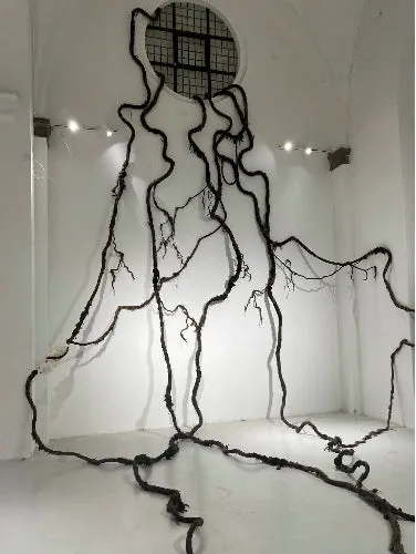 'Dont worry, It will grow on you', Textile Installation Nikolaj Kunsthal