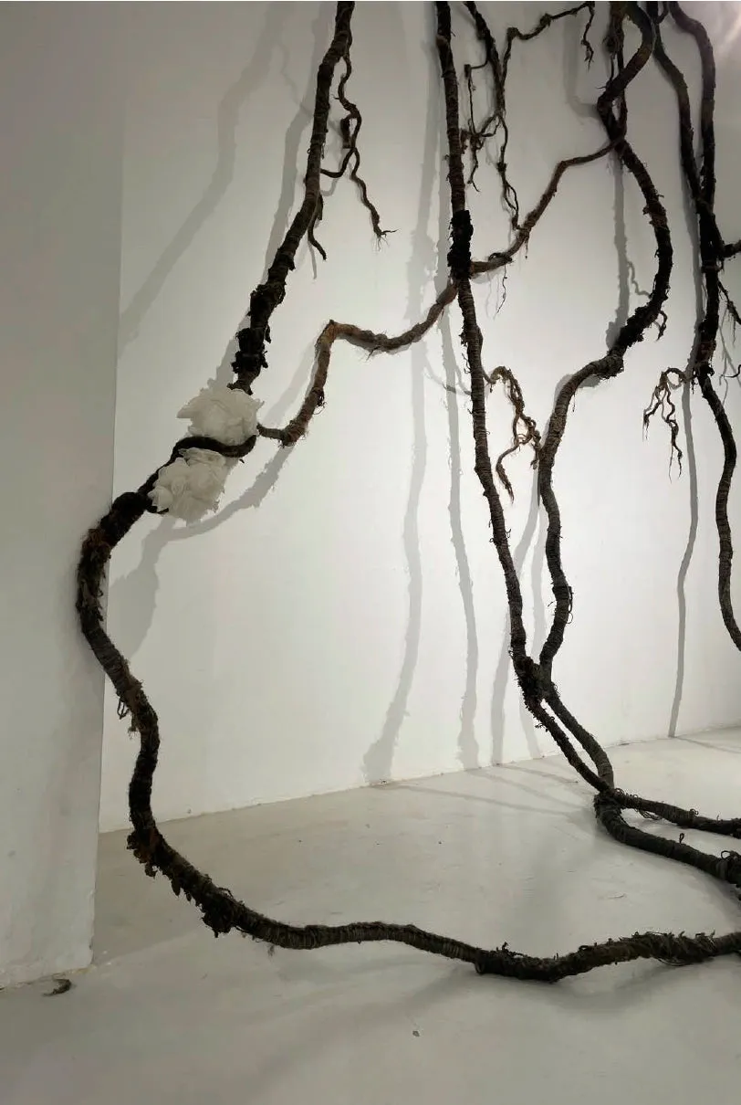 'Dont worry, It will grow on you', Textile Installation Nikolaj Kunsthal